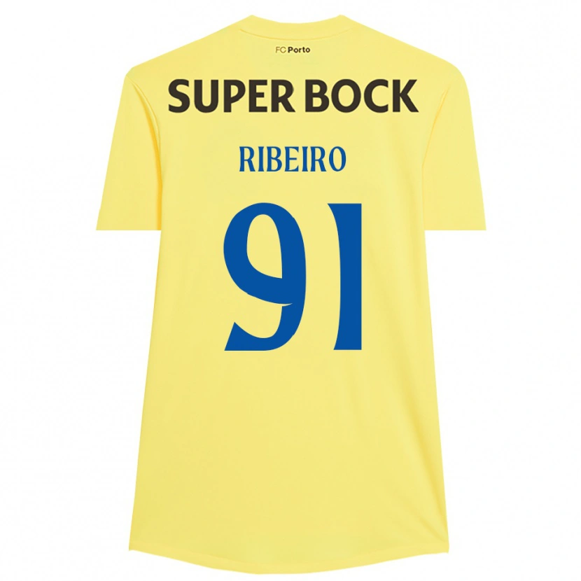 Danxen Men Gonçalo Ribeiro #91 Light Yellow Black Goalkeeper Jersey 2025/26 T-Shirt