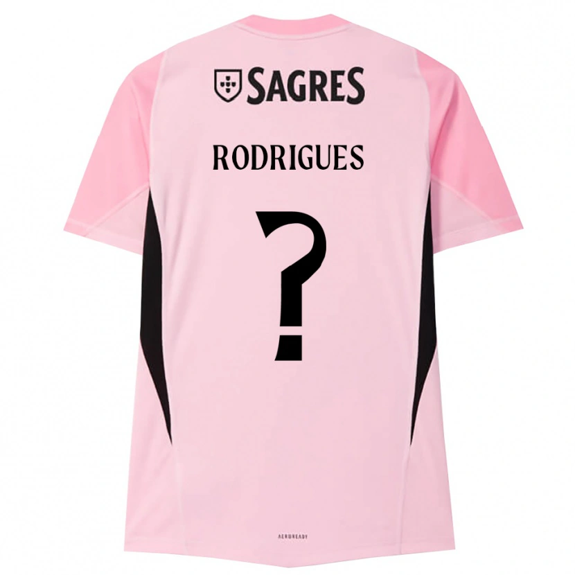 Danxen Men Miguel Rodrigues #0 Pink Black Goalkeeper Jersey 2025/26 T-Shirt