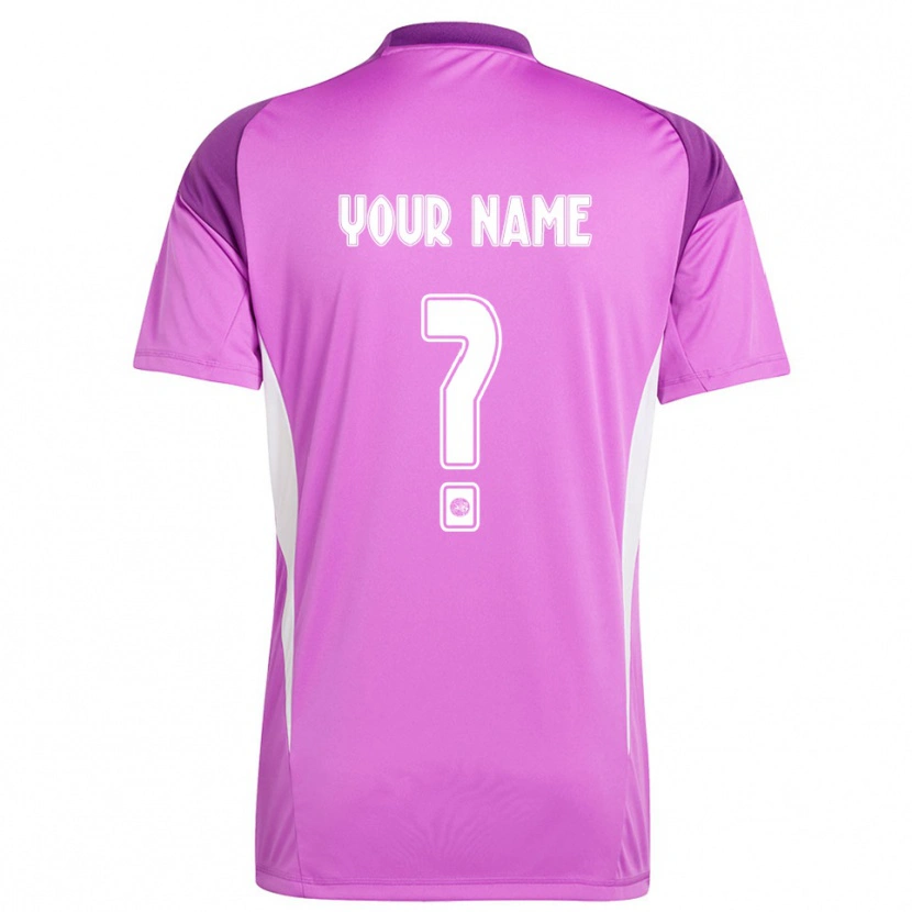 Danxen Men Ajax Light Purple White Goalkeeper Jersey 2025/26 T-Shirt