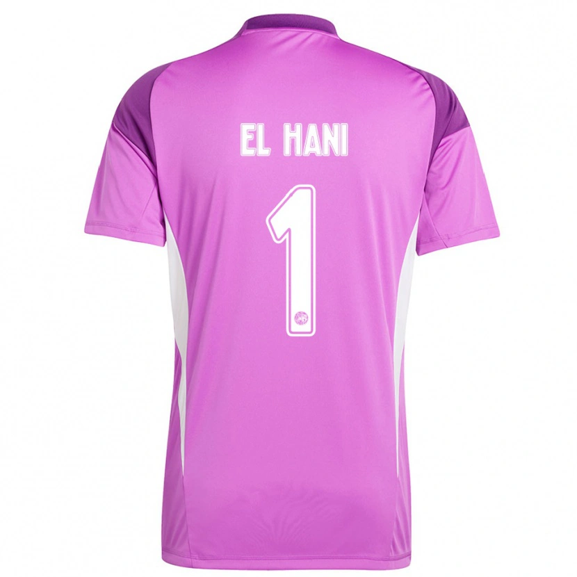 Danxen Men Aymean el Hani #1 Light Purple White Goalkeeper Jersey 2025/26 T-Shirt