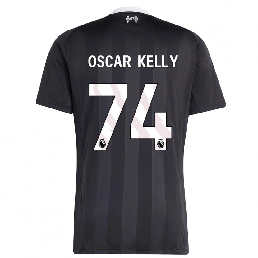 Danxen Men Oscar Kelly #74 Black White Goalkeeper Jersey 2025/26 T-Shirt