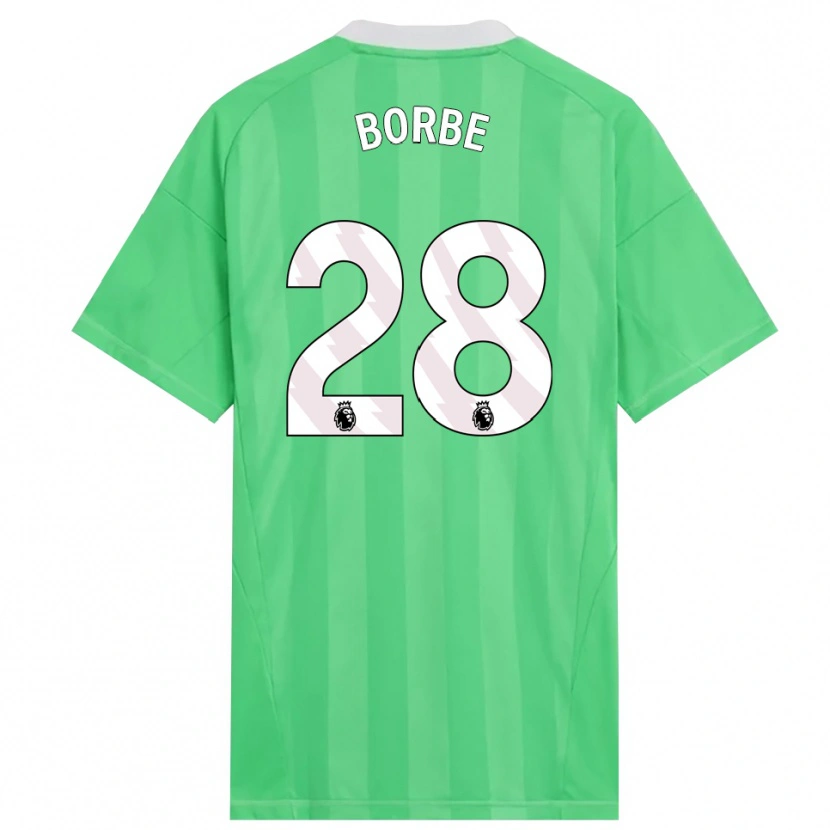 Danxen Men Anneke Borbe #28 Light Green White Goalkeeper Jersey 2025/26 T-Shirt