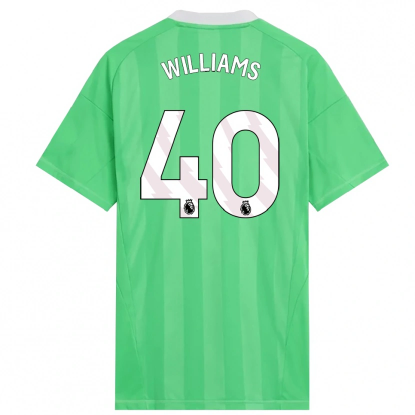 Danxen Men Naomi Williams #40 Light Green White Goalkeeper Jersey 2025/26 T-Shirt