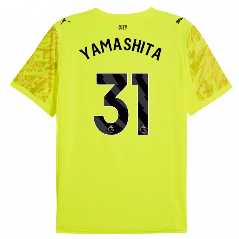 Danxen Men Ayaka Yamashita #31 Yellow Orange Black Goalkeeper Jersey 2025/26 T-Shirt