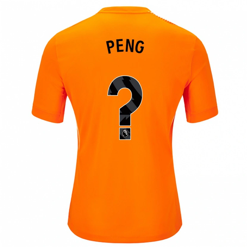 Danxen Men Livia Peng #0 Orange Black Goalkeeper Jersey 2025/26 T-Shirt