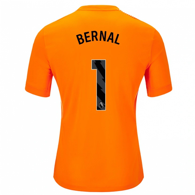 Danxen Men Freddy Bernal #1 Orange Black Goalkeeper Jersey 2025/26 T-Shirt