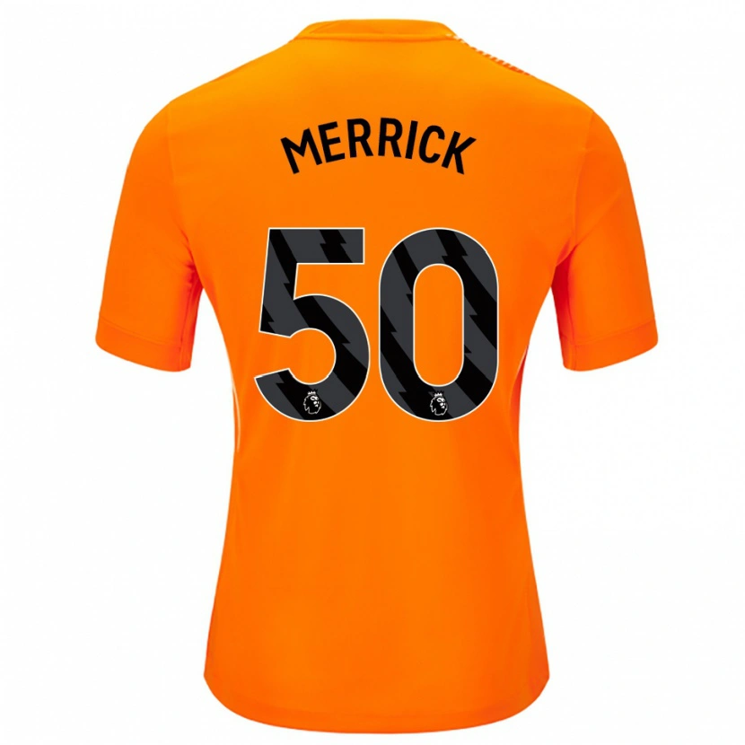 Danxen Men Max Merrick #50 Orange Black Goalkeeper Jersey 2025/26 T-Shirt