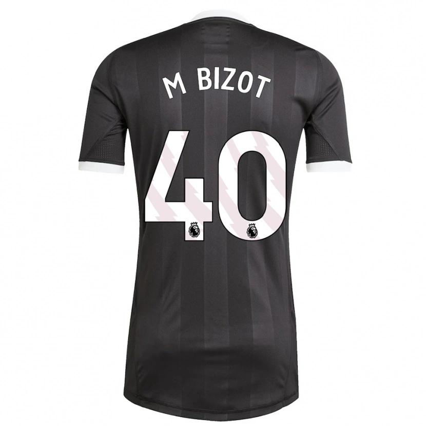 Danxen Men Marco Bizot #40 Black White Goalkeeper Jersey 2025/26 T-Shirt