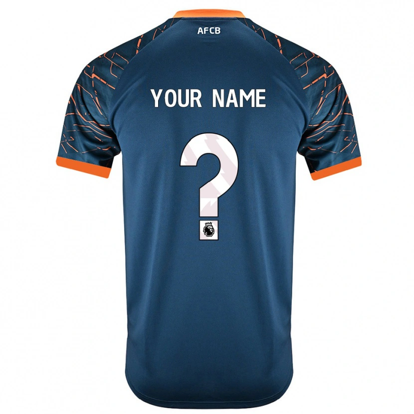 Danxen Men AFC Bournemouth Dark Slate Blue Goalkeeper Jersey 2025/26 T-Shirt