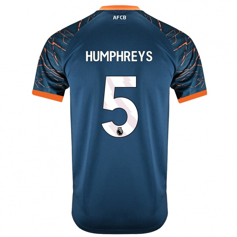 Danxen Men Holly Humphreys #5 Dark Slate Blue Goalkeeper Jersey 2025/26 T-Shirt