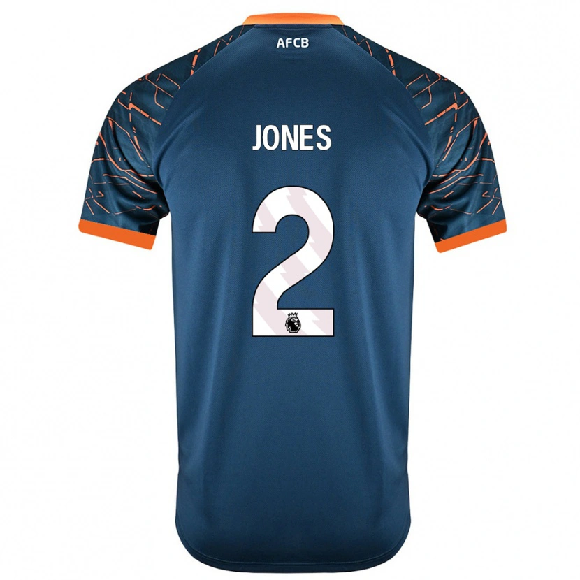 Danxen Men Abby Jones #2 Dark Slate Blue Goalkeeper Jersey 2025/26 T-Shirt