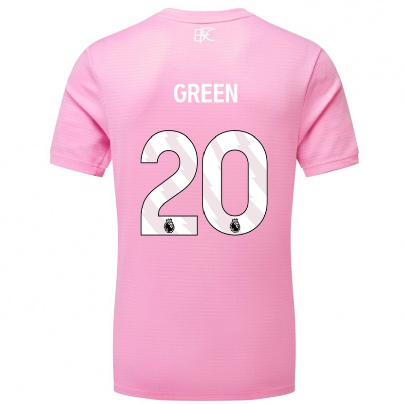Danxen Men Etienne Green #20 Pink White Goalkeeper Jersey 2025/26 T-Shirt