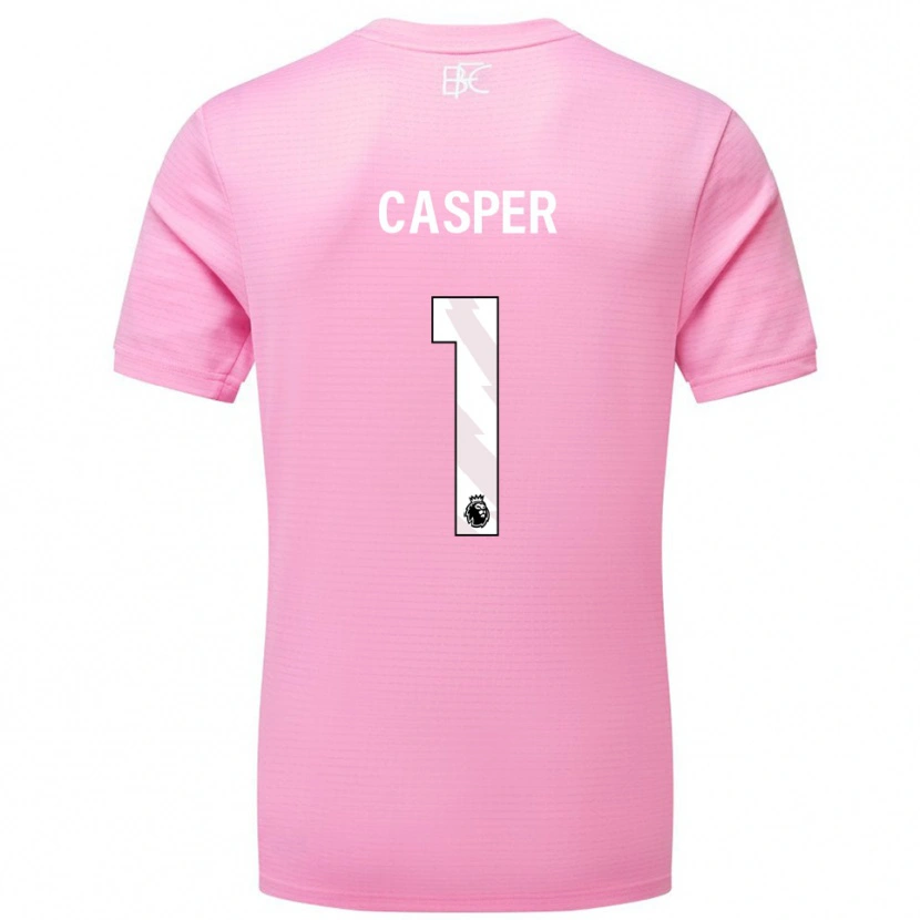 Danxen Men Charlie Casper #1 Pink White Goalkeeper Jersey 2025/26 T-Shirt