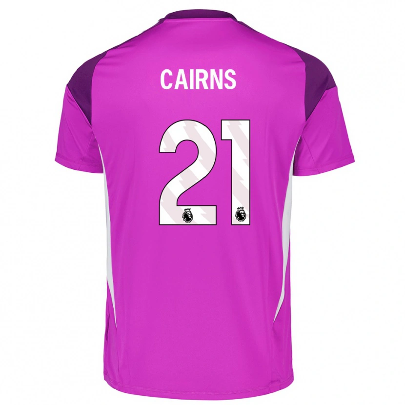 Danxen Men Alex Cairns #21 Purple White Goalkeeper Jersey 2025/26 T-Shirt