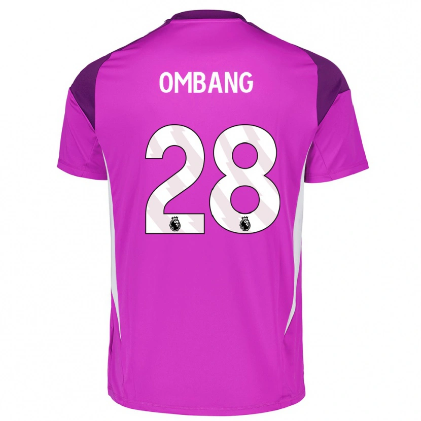 Danxen Men Darryl Ombang #28 Purple White Goalkeeper Jersey 2025/26 T-Shirt