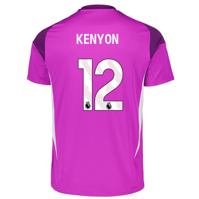 Danxen Men George Kenyon #12 Purple White Goalkeeper Jersey 2025/26 T-Shirt