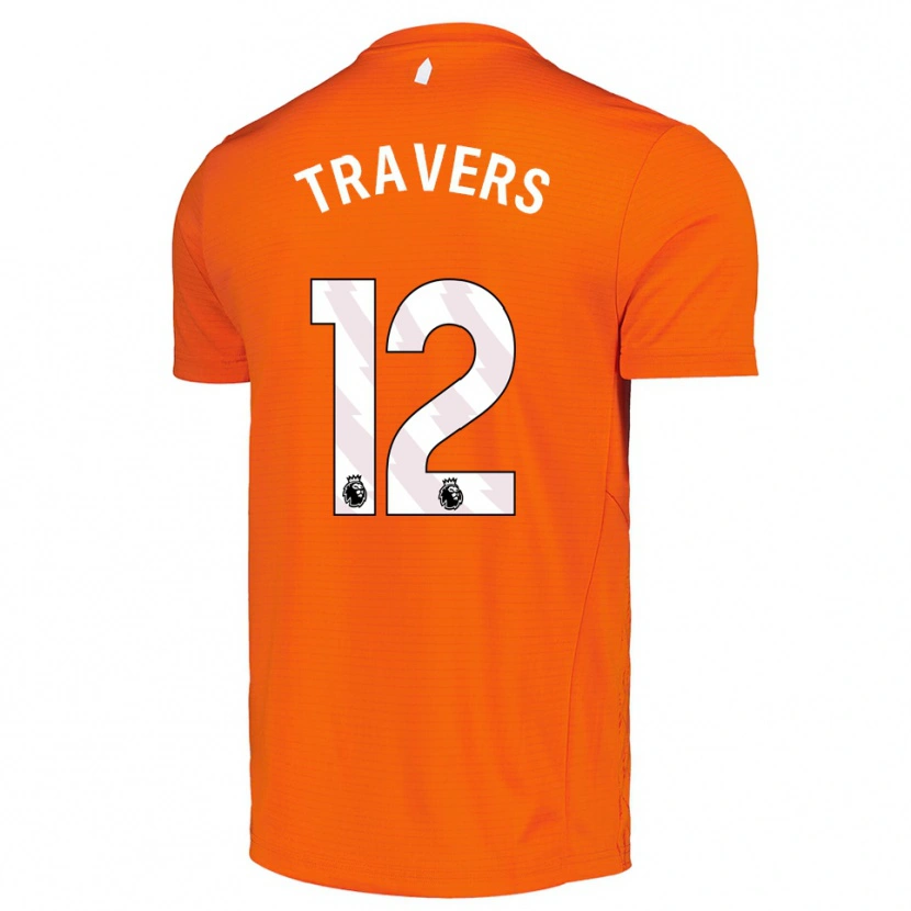 Danxen Men Mark Travers #12 Orange Black Goalkeeper Jersey 2025/26 T-Shirt