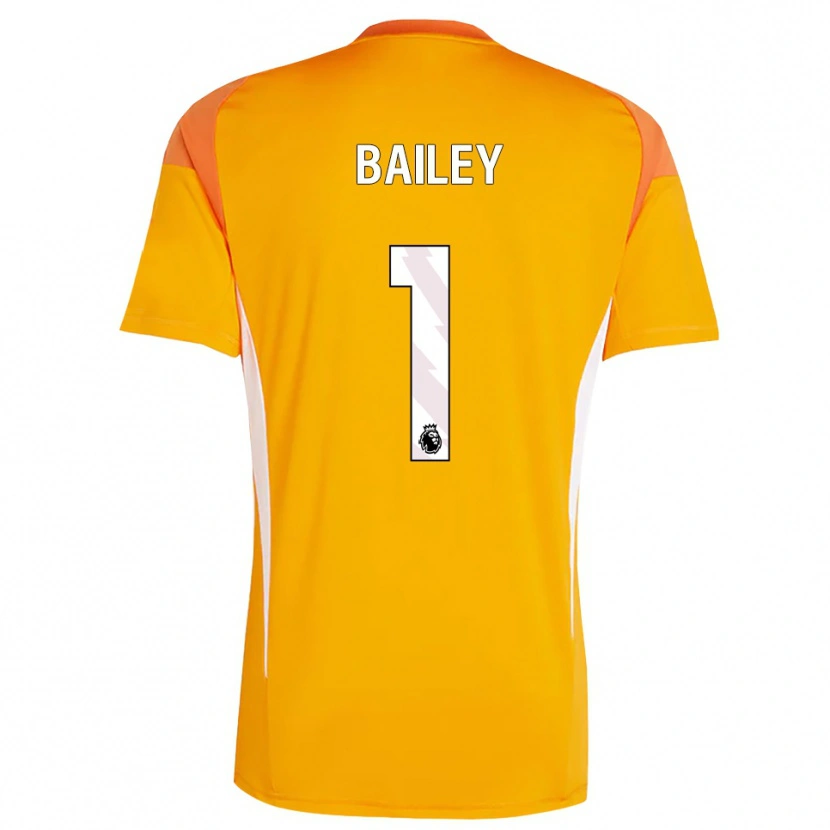 Danxen Men Joe Bailey #1 Orange White Goalkeeper Jersey 2025/26 T-Shirt