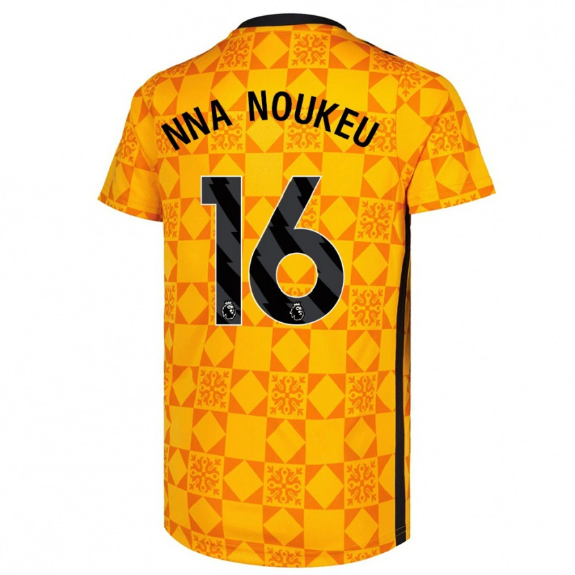 Danxen Men Blondy Nna Noukeu #16 Yellow Black Goalkeeper Jersey 2025/26 T-Shirt