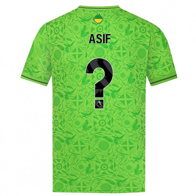 Danxen Men Dawood Asif #0 Green Black Goalkeeper Jersey 2025/26 T-Shirt