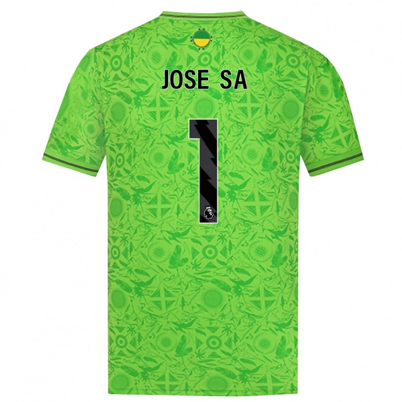 Danxen Men José Sá #1 Green Black Goalkeeper Jersey 2025/26 T-Shirt