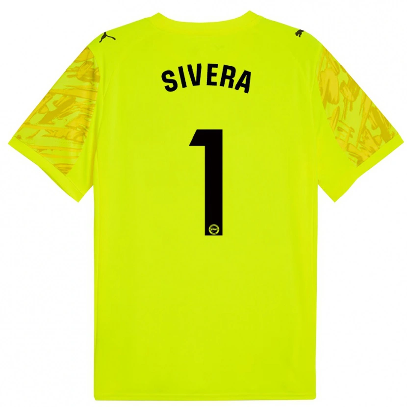 Danxen Men Antonio Sivera #1 Yellow Black Goalkeeper Jersey 2025/26 T-Shirt