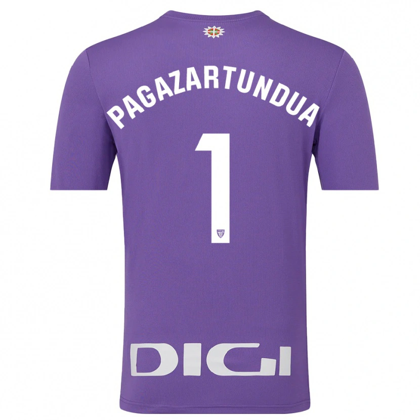 Danxen Men Iker Pagazartundua #1 Purple White Goalkeeper Jersey 2025/26 T-Shirt