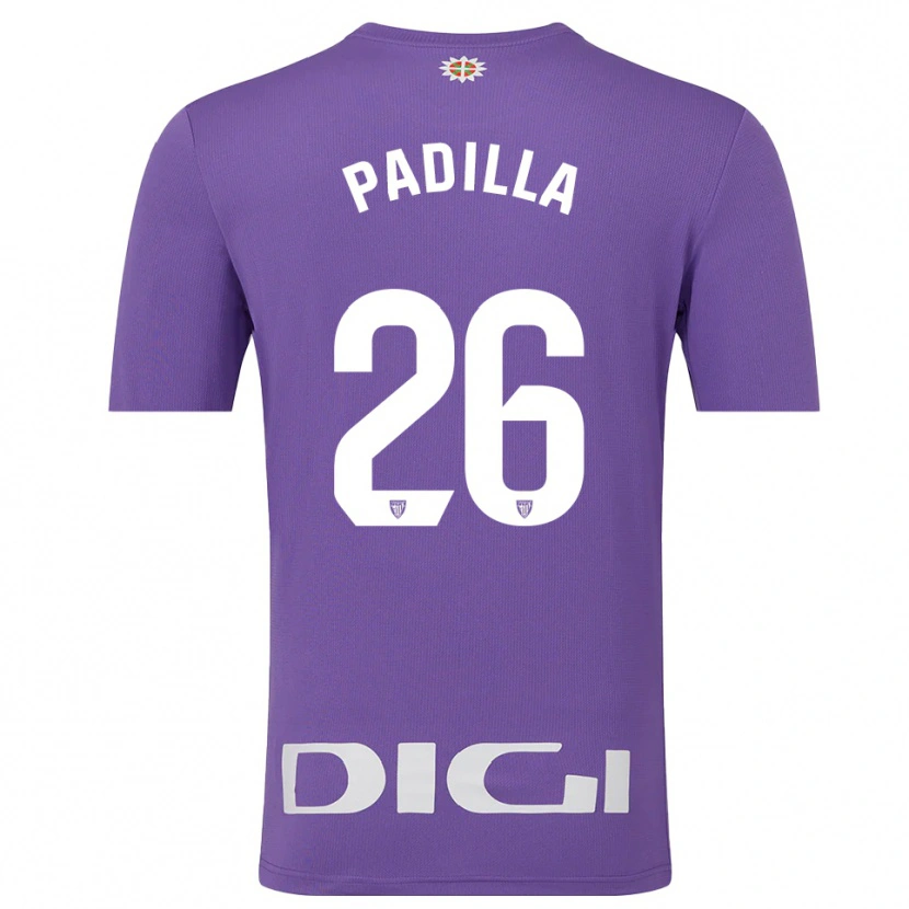 Danxen Men Álex Padilla #26 Purple White Goalkeeper Jersey 2025/26 T-Shirt