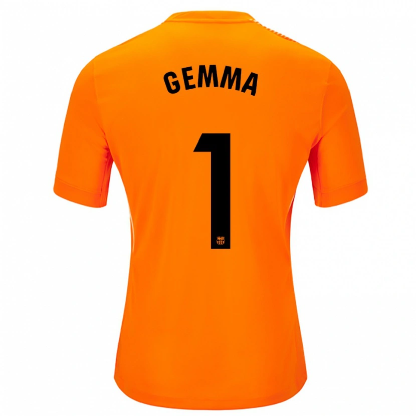 Danxen Men Gemma Font #1 Orange Black Goalkeeper Jersey 2025/26 T-Shirt