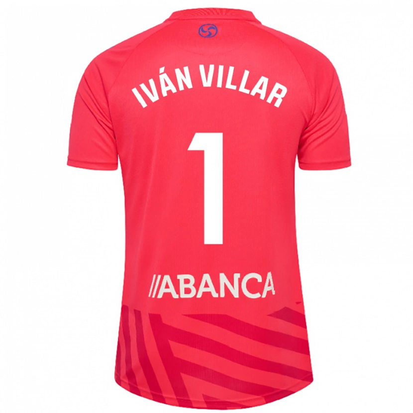 Danxen Men Iván Villar #1 Red White Goalkeeper Jersey 2025/26 T-Shirt