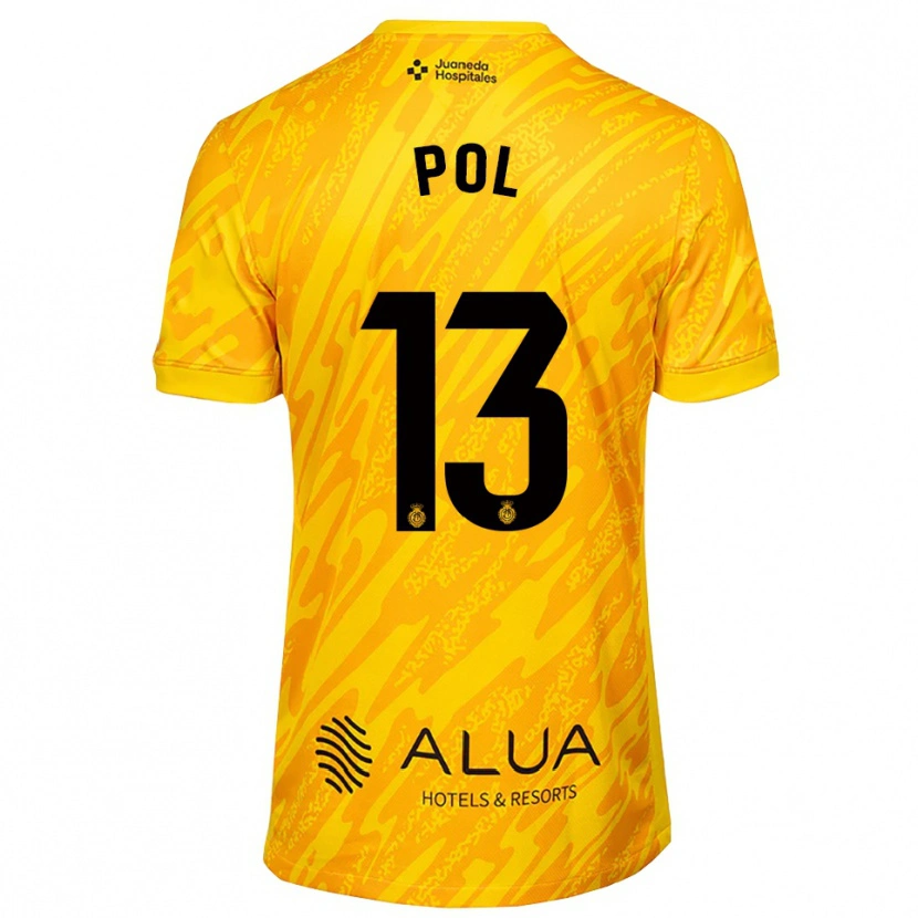 Danxen Men Joan Pol #13 Orange Black Goalkeeper Jersey 2025/26 T-Shirt