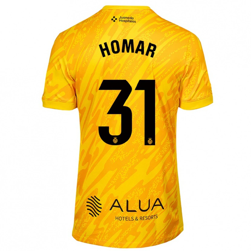 Danxen Men Gaspar Homar #31 Orange Black Goalkeeper Jersey 2025/26 T-Shirt