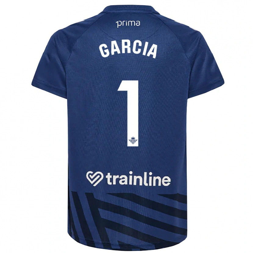 Danxen Men Germán García #1 Royal Blue White Goalkeeper Jersey 2025/26 T-Shirt
