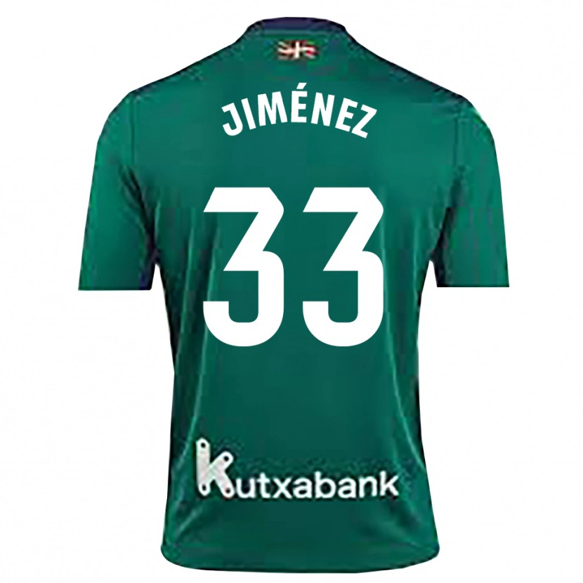 Danxen Men Javier Jiménez #33 Navy Blue Green Goalkeeper Jersey 2025/26 T-Shirt