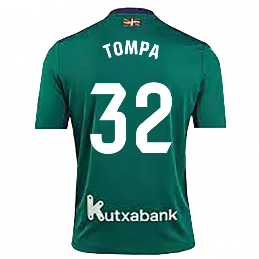 Danxen Men Ákos Tompa #32 Navy Blue Green Goalkeeper Jersey 2025/26 T-Shirt