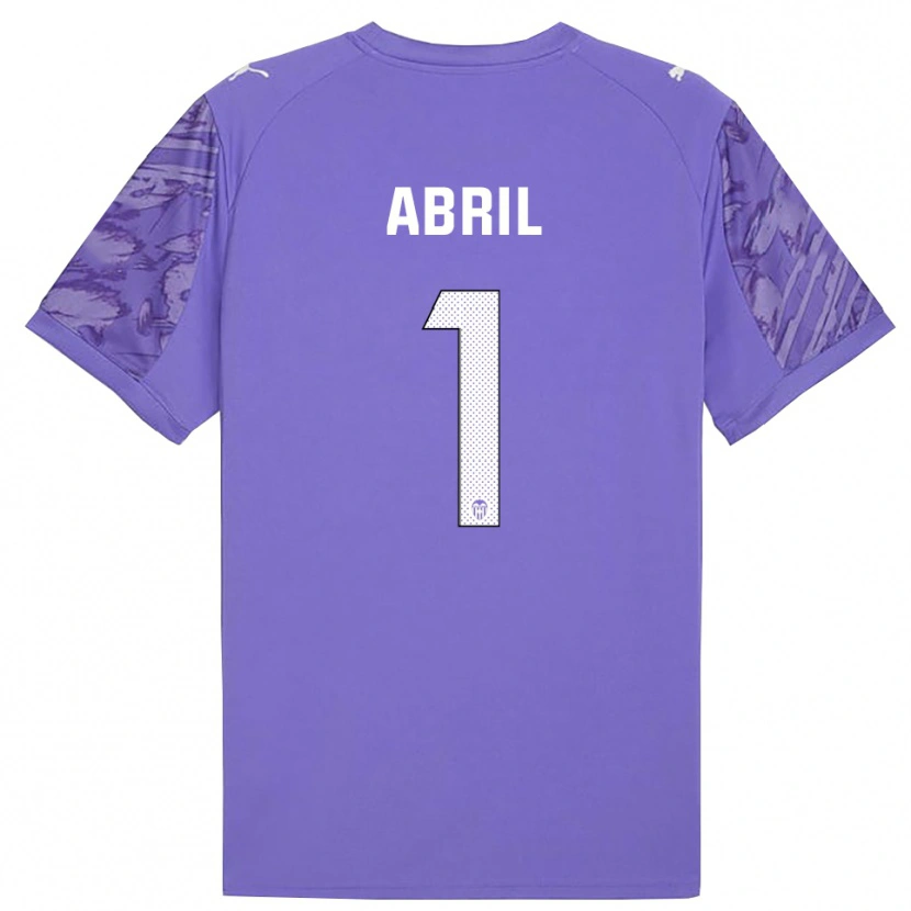 Danxen Men Vicent Abril #1 Lilac White Goalkeeper Jersey 2025/26 T-Shirt