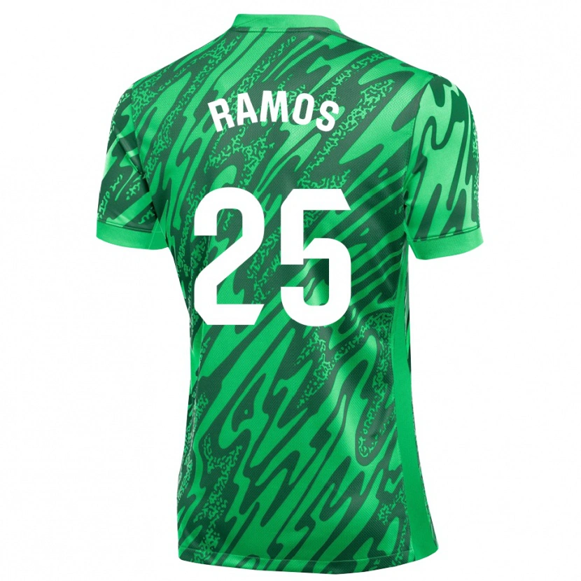 Danxen Men Alejandro Ramos #25 Dark Green White Goalkeeper Jersey 2025/26 T-Shirt
