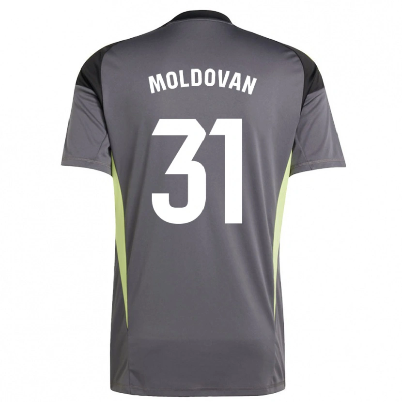 Danxen Men Horațiu Moldovan #31 Dark Gray Black Goalkeeper Jersey 2025/26 T-Shirt