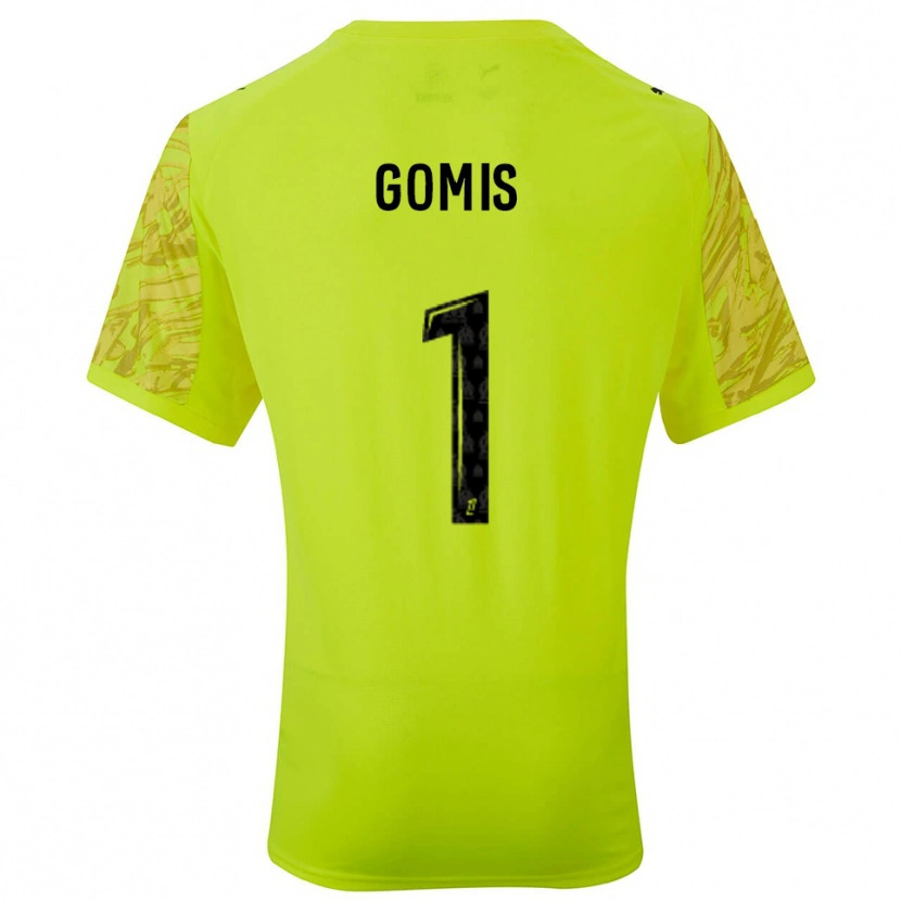Danxen Men Ibrahim Gomis #1 Fluorescent Green Black Goalkeeper Jersey 2025/26 T-Shirt