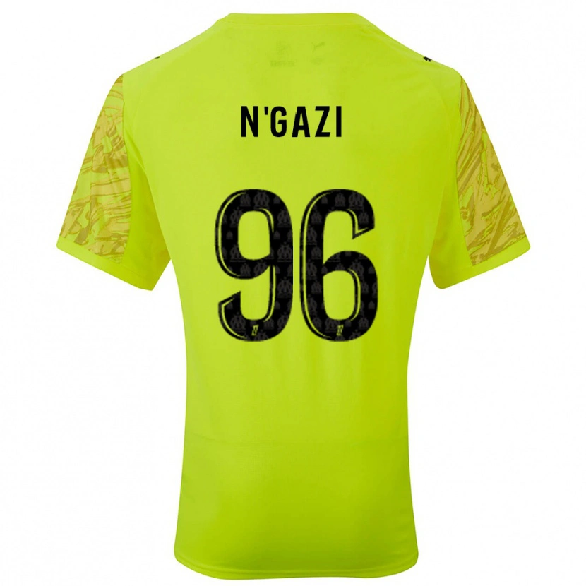 Danxen Men Chloé N'gazi #96 Fluorescent Green Black Goalkeeper Jersey 2025/26 T-Shirt