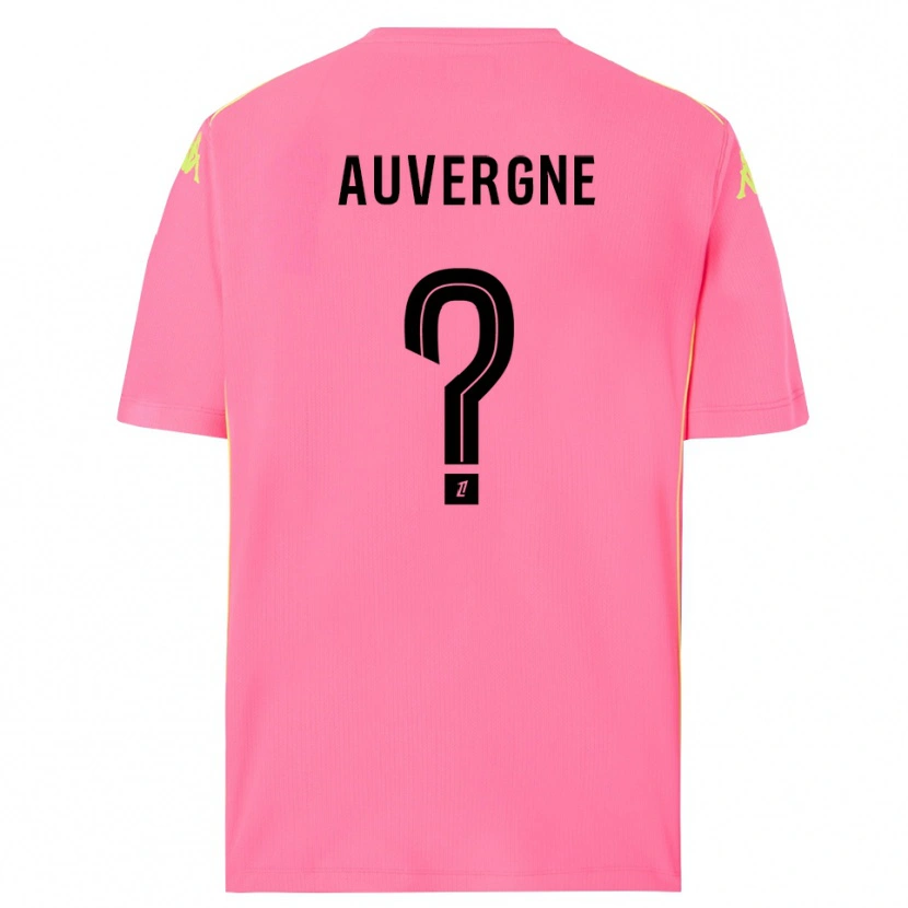 Danxen Men Dorian Auvergne #0 Hot Pink Black Goalkeeper Jersey 2025/26 T-Shirt