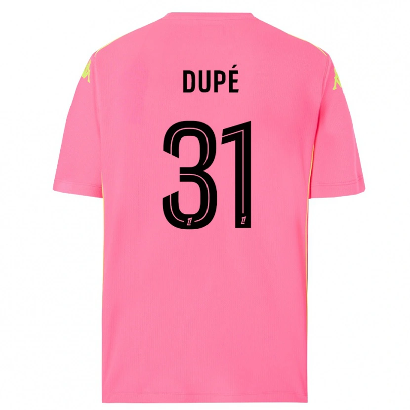 Danxen Men Maxime Dupé #31 Hot Pink Black Goalkeeper Jersey 2025/26 T-Shirt