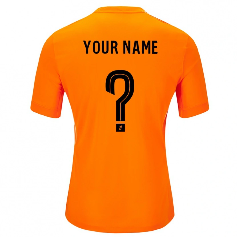 Danxen Men Paris Saint-Germain Orange Black Goalkeeper Jersey 2025/26 T-Shirt