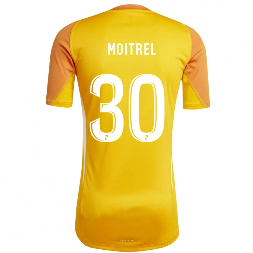Danxen Men Pauline Moitrel #30 Orange White Goalkeeper Jersey 2025/26 T-Shirt