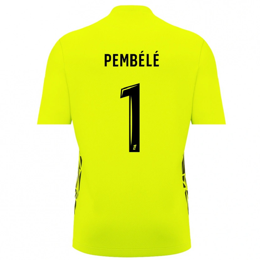 Danxen Men Willange Pembélé #1 Fluorescent Green Goalkeeper Jersey 2025/26 T-Shirt