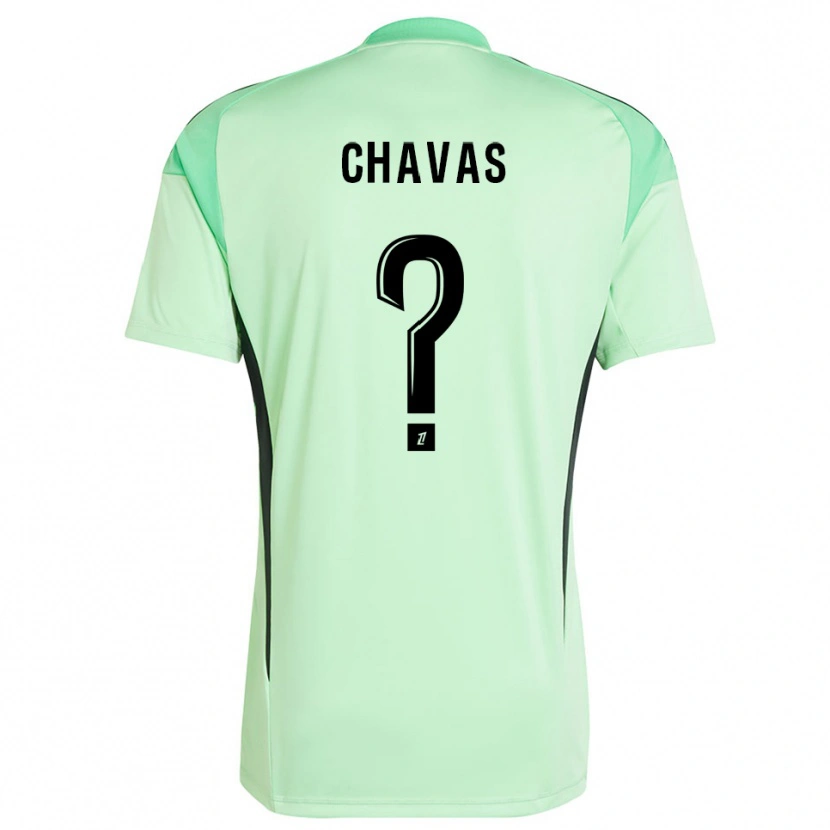 Danxen Men Mylène Chavas #0 Light Green Black Goalkeeper Jersey 2025/26 T-Shirt