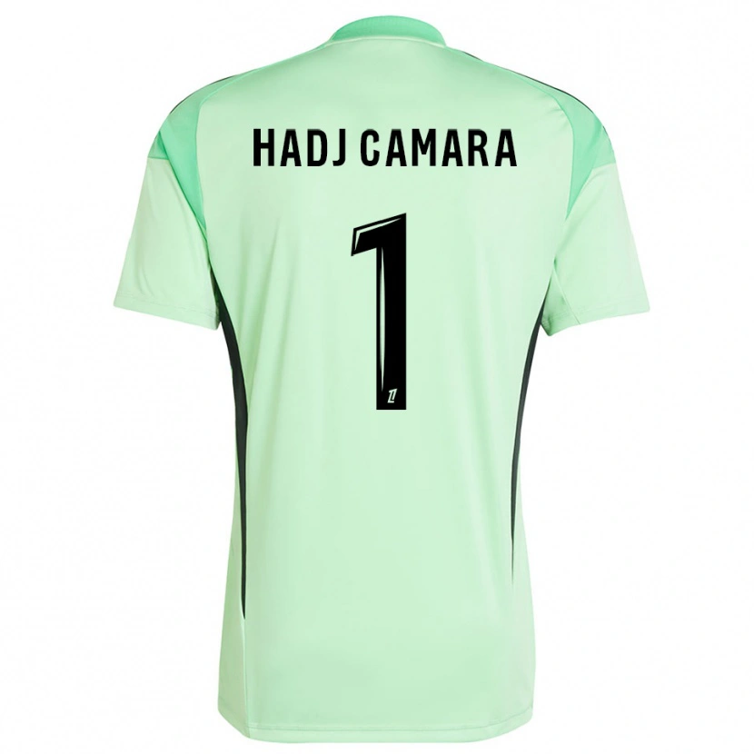Danxen Men El Hadj Camara #1 Light Green Black Goalkeeper Jersey 2025/26 T-Shirt