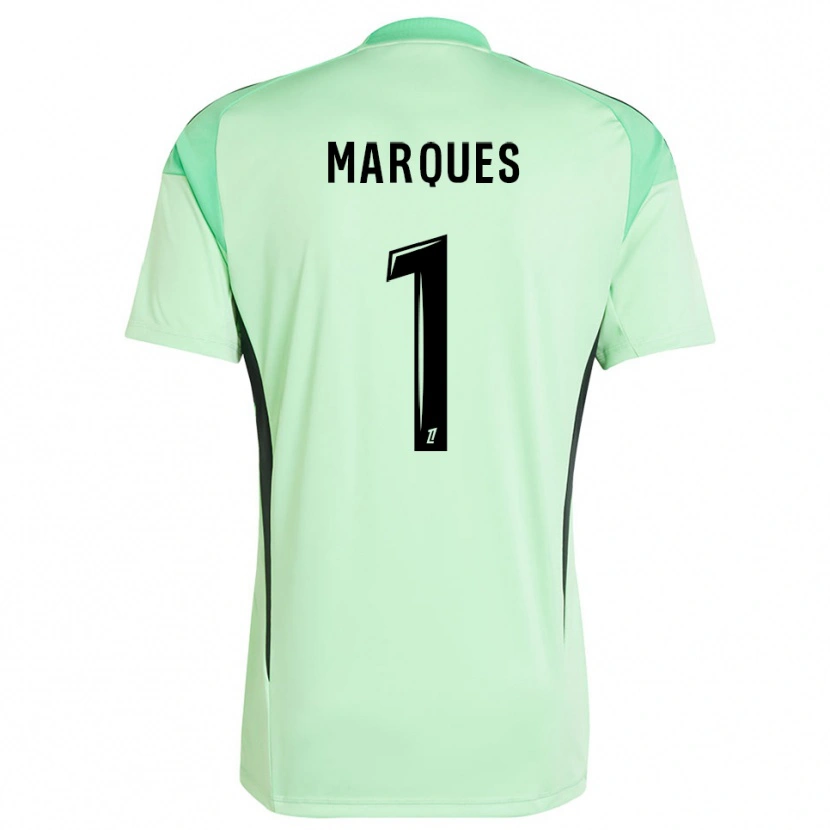 Danxen Men Inès Marques #1 Light Green Black Goalkeeper Jersey 2025/26 T-Shirt