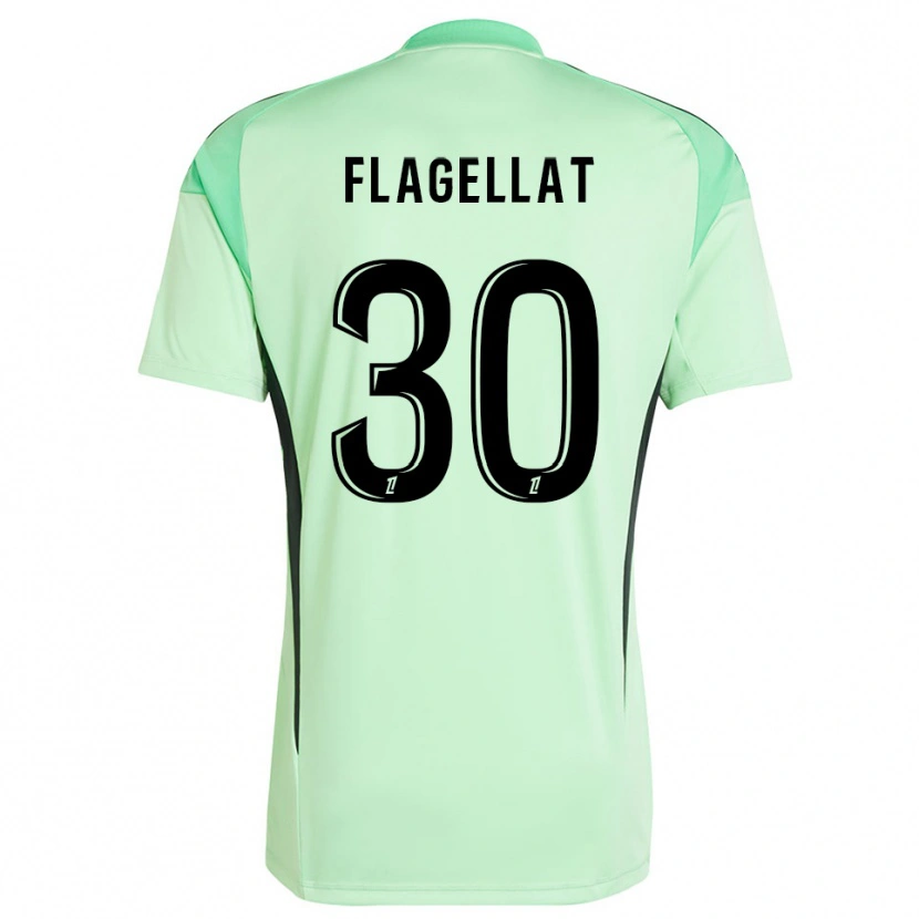 Danxen Men Alizée Flagellat #30 Light Green Black Goalkeeper Jersey 2025/26 T-Shirt