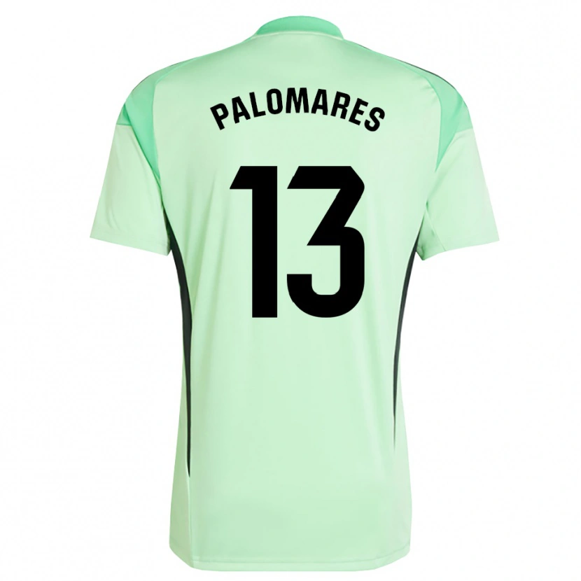 Danxen Men Juanpa Palomares #13 Light Green Black Goalkeeper Jersey 2025/26 T-Shirt